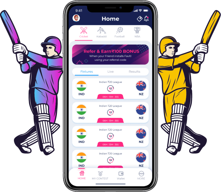 CricGrow application interface